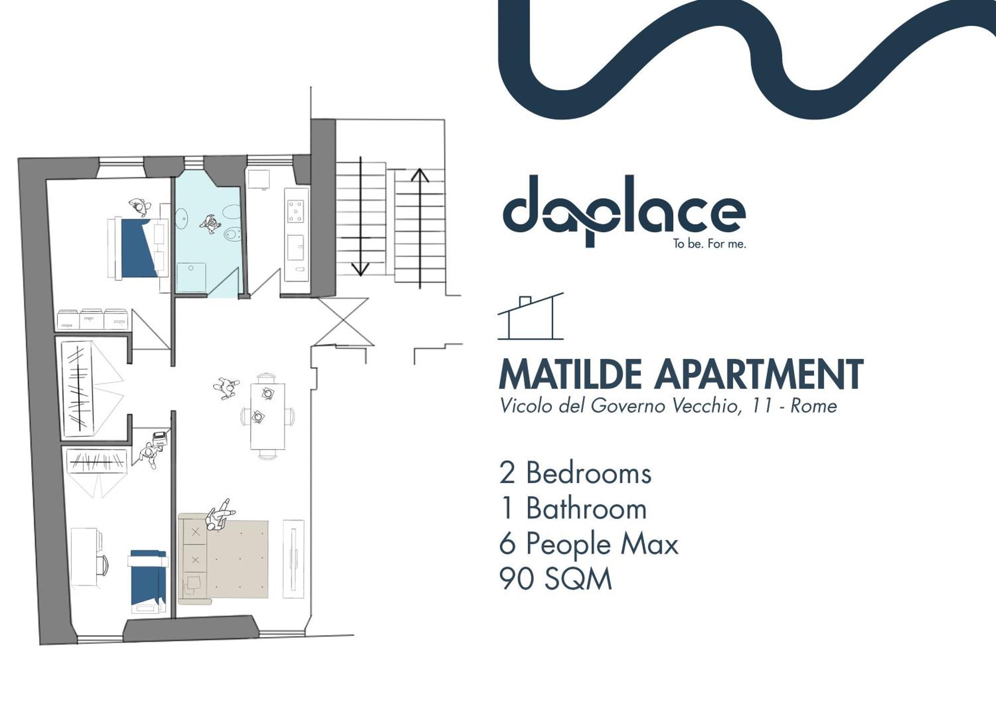 Daplace - Matilde Apartment 로마 외부 사진